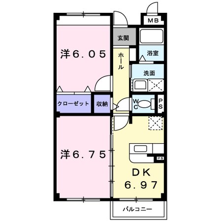 プラティーノミヤシロの物件間取画像